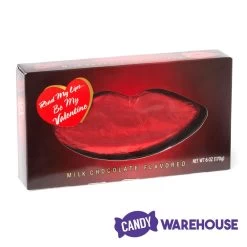 Palmer Red Foiled Giant Milk Chocolate Lips In Gift Box -Snack Store palmer red foiled giant milk chocolate lips in gift box candy warehouse 3