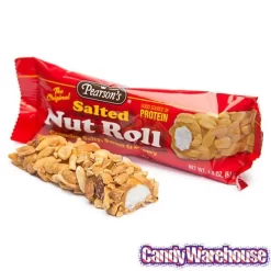 Pearson's Salted Nut Roll Candy Bars: 24-Piece Box -Snack Store pearson s salted nut roll candy bars 24 piece box candy warehouse 4
