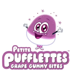 Petite Pufflettes Gummy Bites - Grape: 16-Ounce Bag -Snack Store petite pufflettes gummy bites grape 16 ounce bag candy warehouse 3