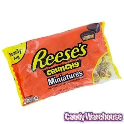 Reese's Crunchy Peanut Butter Cups Miniatures: 18-Ounce Bag -Snack Store reese s crunchy peanut butter cups miniatures 18 ounce bag candy warehouse 6 0e16eba6 be04 41cd 90e0 6b7c84c86f84