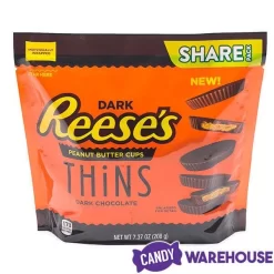 Reese's Thins Dark Chocolate Peanut Butter Cups Candy: 7.37-Ounce Bag 9 Reese's Thins Dark Chocolate Peanut Butter Cups Candy: 7.37-Ounce Bag -Snack Store reese s thins dark chocolate peanut butter cups candy 7 37 ounce bag candy warehouse 4