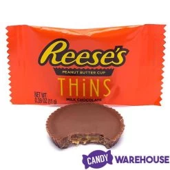 Reese's Thins Milk Chocolate Peanut Butter Cups Candy: 7.37-Ounce Bag -Snack Store reese s thins milk chocolate peanut butter cups candy 7 37 ounce bag candy warehouse 4