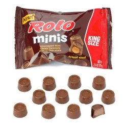 Rolo Minis Candy King Size Pouches: 16-Piece Box