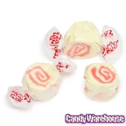 Salt Water Taffy - Strawberry Cheesecake: 2.5LB Bag -Snack Store salt water taffy strawberry cheesecake 2 5lb bag candy warehouse 3