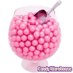 Snack Store -Snack Store shimmer pearl pink 1 inch gumballs 2lb bag candy warehouse 2