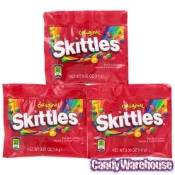 Skittles Candy Fun Size Packs: 100-Piece Box -Snack Store skittles candy fun size packs 100 piece box candy warehouse 5