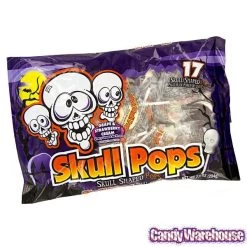 Skull Pops: 15-Piece Bag -Snack Store skull pops 15 piece bag candy warehouse 3 62c23623 c11a 4d29 b9d4 bc766d2e5cad