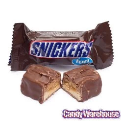 Snickers Fun Size Candy Bars Assortment: 45-Piece Bag -Snack Store snickers fun size candy bars assortment 45 piece bag candy warehouse 5