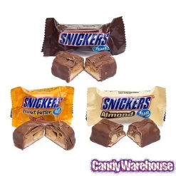 Snickers Fun Size Candy Bars Assortment: 45-Piece Bag -Snack Store snickers fun size candy bars assortment 45 piece bag candy warehouse 6