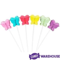 Sparkle Candy Butterfly Lollipops: 100-Piece Bag -Snack Store sparkle candy butterfly lollipops 100 piece bag candy warehouse 4 5f43346c d31a 45e8 ab57 9e70a7ffc1c3