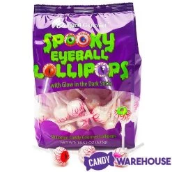 Spooky Eyeball Lollipops: 50-Piece Bag -Snack Store spooky eyeball lollipops 50 piece bag candy warehouse 4