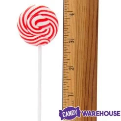 Squiggly Pops Petite Swirl Lollipops - Cherry: 24-Piece Jar -Snack Store squiggly pops petite swirl lollipops cherry 24 piece jar candy warehouse 4