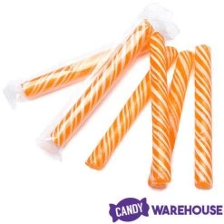 Sweet Spindles Mini Hard Candy Sticks - Orange: 50-Piece Jar -Snack Store sweet spindles mini hard candy sticks orange 50 piece jar candy warehouse 3
