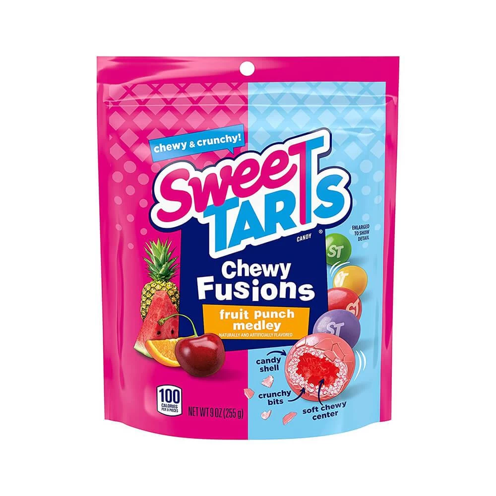 SweeTarts Chewy Fusions Candy: 9-Ounce Bag 1 SweeTarts Chewy Fusions Candy: 9-Ounce Bag