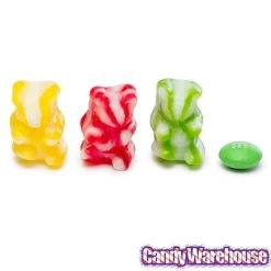 Swirl Gummy Bears: 3KG Bag -Snack Store swirl gummy bears 3kg bag candy warehouse 3