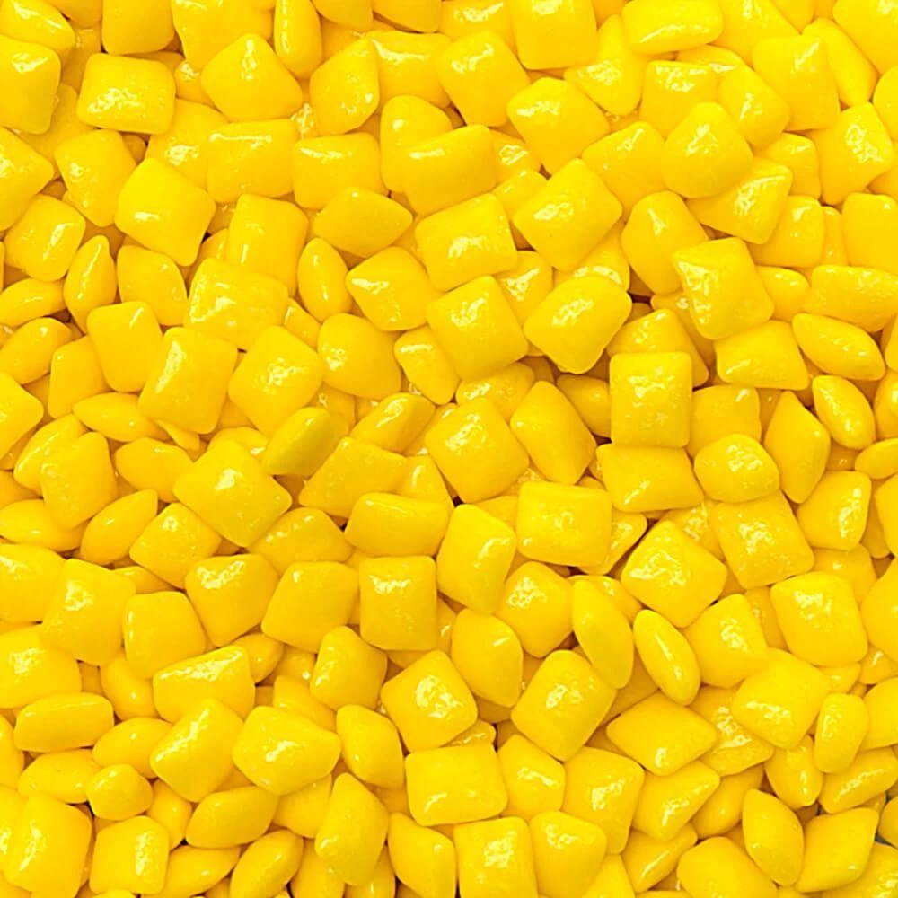 Tiny Chicle Squares Chewing Gum - Yellow: 1.5LB Jar 1 Tiny Chicle Squares Chewing Gum - Yellow: 1.5LB Jar