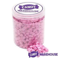Tiny Sugar Candy Hearts - Pink: 1.5LB Jar -Snack Store tiny sugar candy hearts pink 1 5lb jar candy warehouse 5