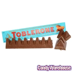 Toblerone Crunchy Salty Almond Chocolate Bars: 20-Piece Box 7 Toblerone Crunchy Salty Almond Chocolate Bars: 20-Piece Box -Snack Store toblerone crunchy salty almond chocolate bars 20 piece box candy warehouse 4
