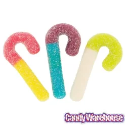 Trolli Sour Brite Mini Canes Jelly Candy Canes: 9-Ounce Bag -Snack Store trolli sour brite mini canes jelly candy canes 9 ounce bag candy warehouse 3