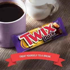 Twix Dark Chocolate Candy Bars: 36-Piece Box -Snack Store twix dark chocolate candy bars 36 piece box candy warehouse 5