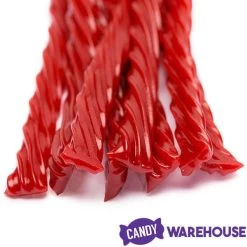 Twizzlers Strawberry Licorice Twists - Unwrapped: 5LB Tub -Snack Store twizzlers strawberry licorice twists unwrapped 5lb tub candy warehouse 5