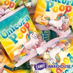 Unicorn Poop Candy Marshmallow Packs: 55-Piece Bag -Snack Store unicorn poop candy marshmallow packs 55 piece bag candy warehouse 3