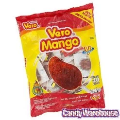 Vero Mango Chili Lollipops: 40-Piece Bag 5 Vero Mango Chili Lollipops: 40-Piece Bag -Snack Store vero mango chili lollipops 40 piece bag candy warehouse 3
