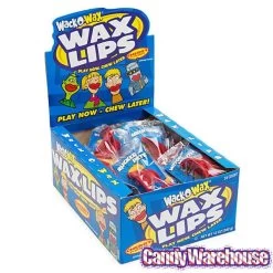 Wax Lips Candy: 24-Piece Box -Snack Store wax lips candy 24 piece box candy warehouse 3 7f290e5d 00fa 41fe a85c 650f8c91a54f