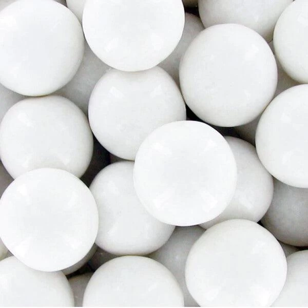 White 1-Inch Gumballs: 2LB Bag 1 White 1-Inch Gumballs: 2LB Bag